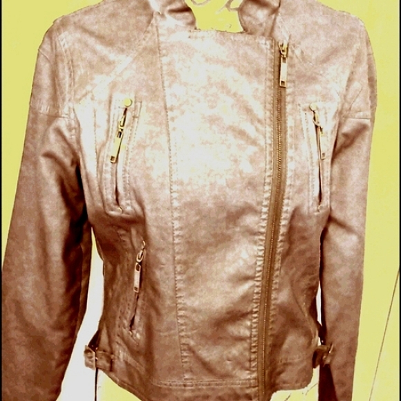 JOU JOU GRAY BOMBER JACKET med - Picture 3 of 6